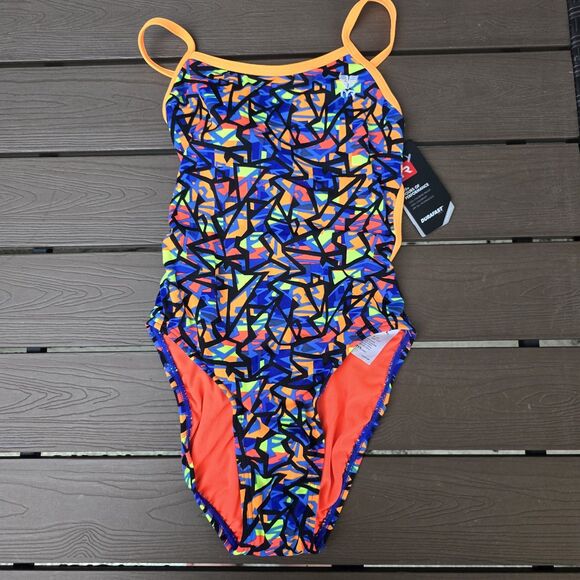 TYR Other - TYR Durafast One Women's Orange Costa Mesa Trinityfit 1 PC Swim Sz 30 New